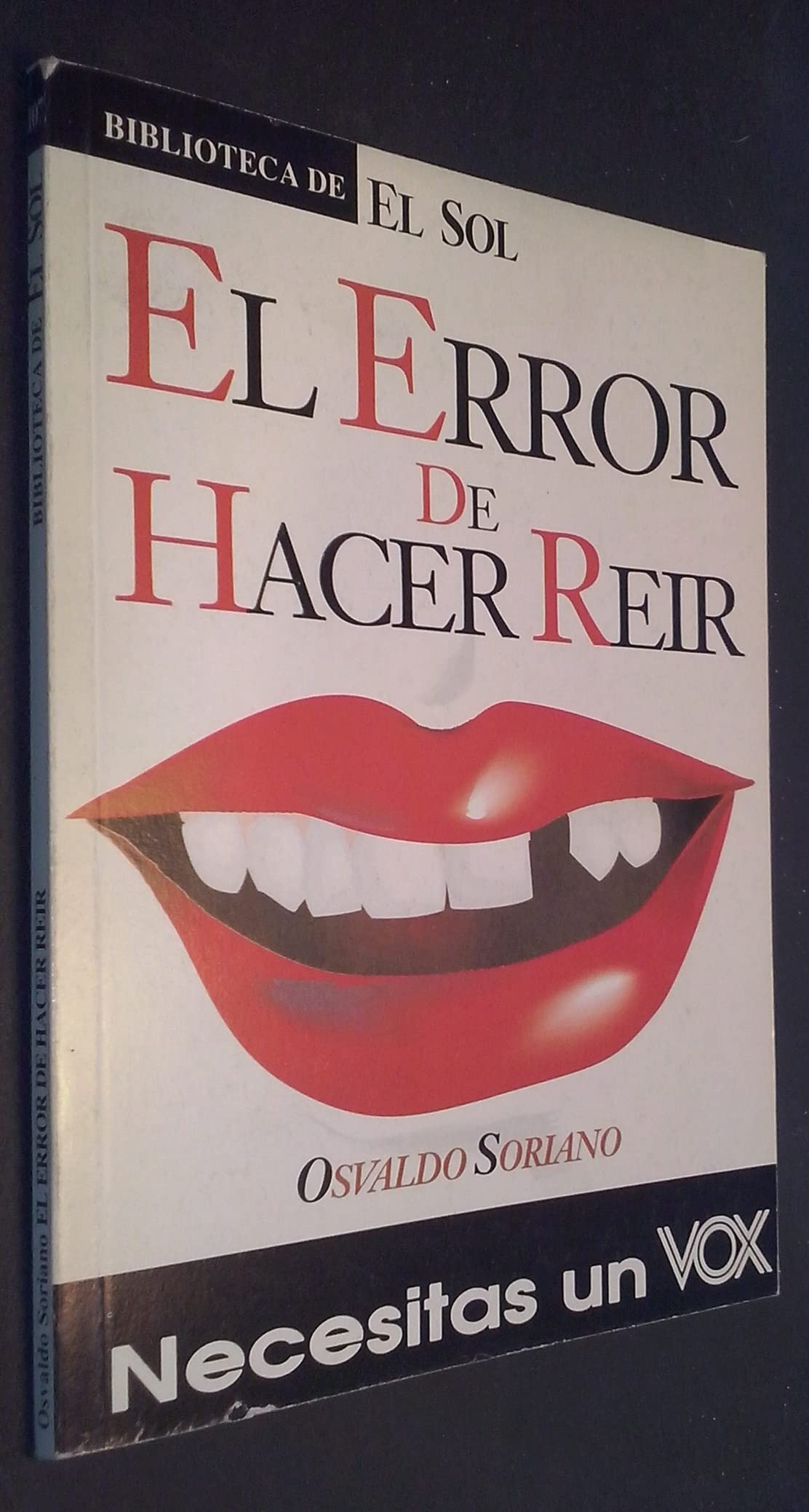 El error de hacer reir book