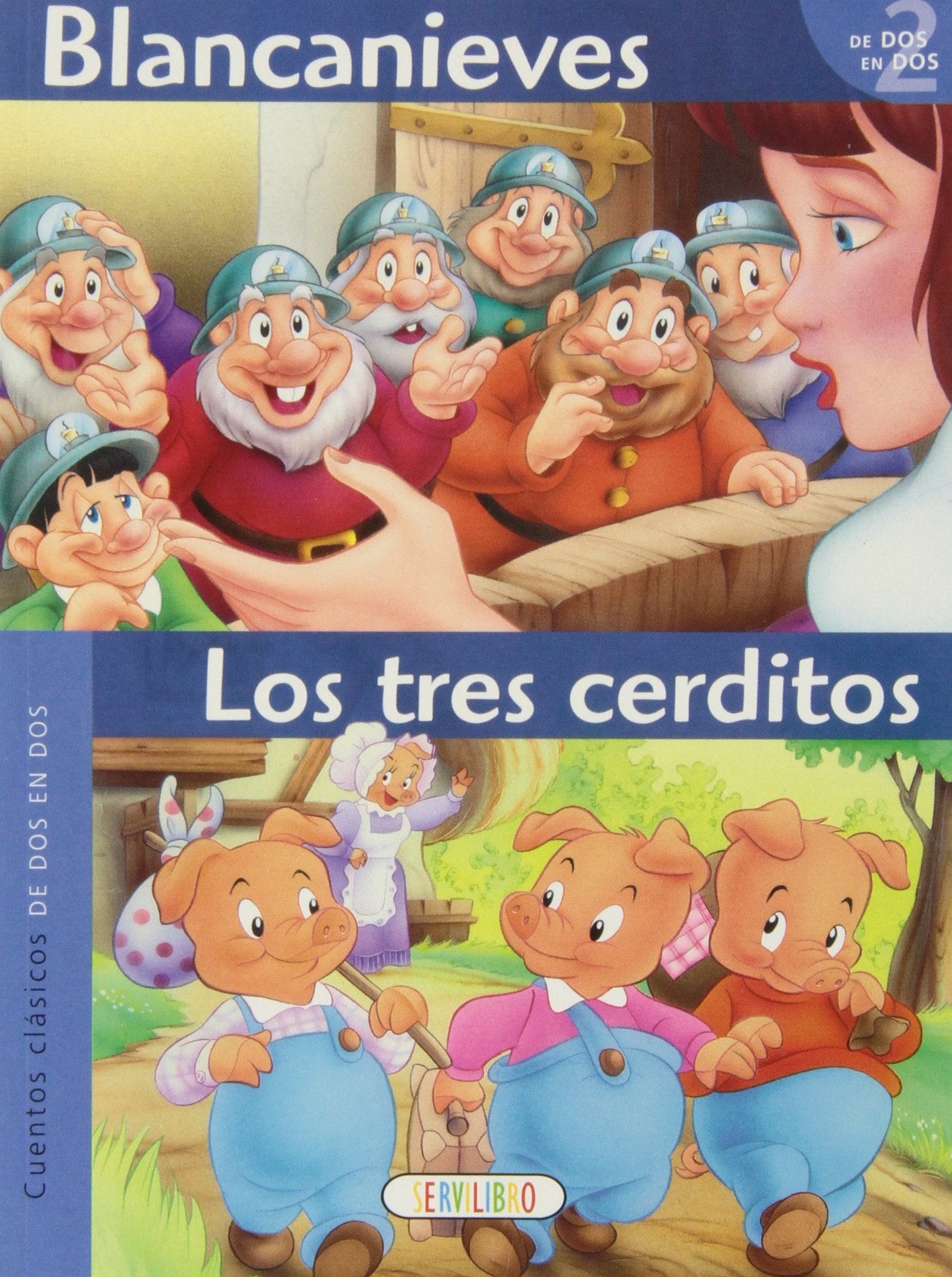 Cuentos clásicos de dos en dos - couvertures aléatoires book
