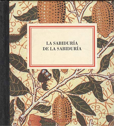 Sabiduria De La Sabiduria, La Books