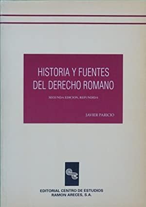 Historia y Fuentes del derecho romano Books