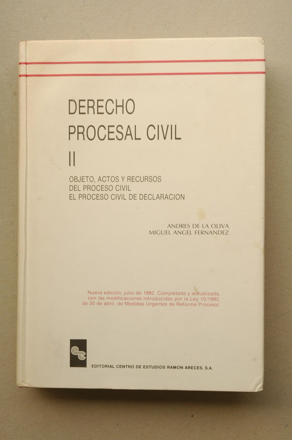 DERECHO PROCESAL CIVIL II Books