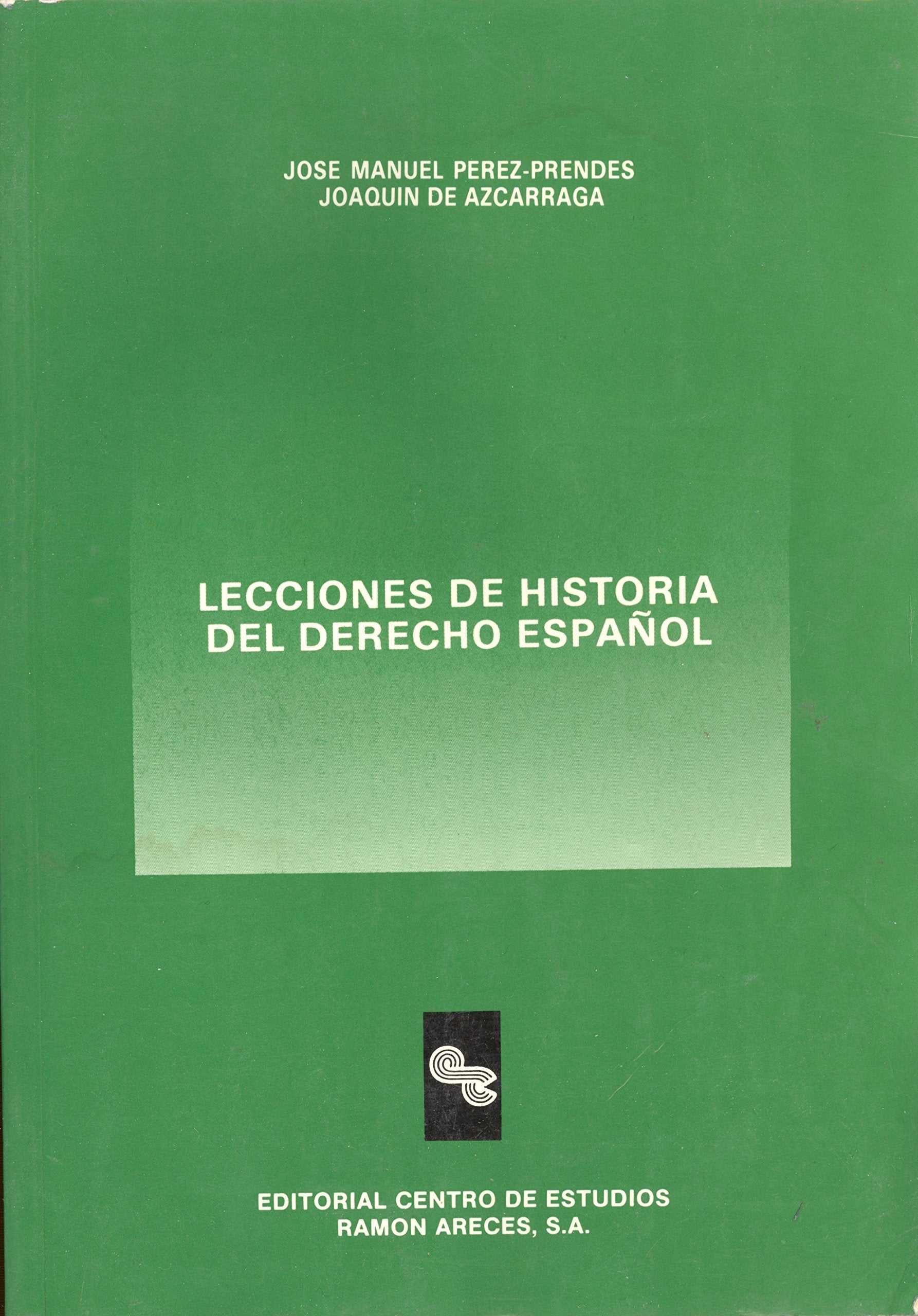 Lecciones de historia del derecho español Books