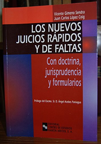 Nuevos juicios rapidos y de faltas Books