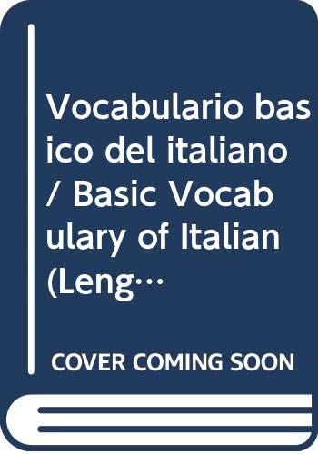 Vocabulario basico del italiano / Basic Vocabulary of Italian book