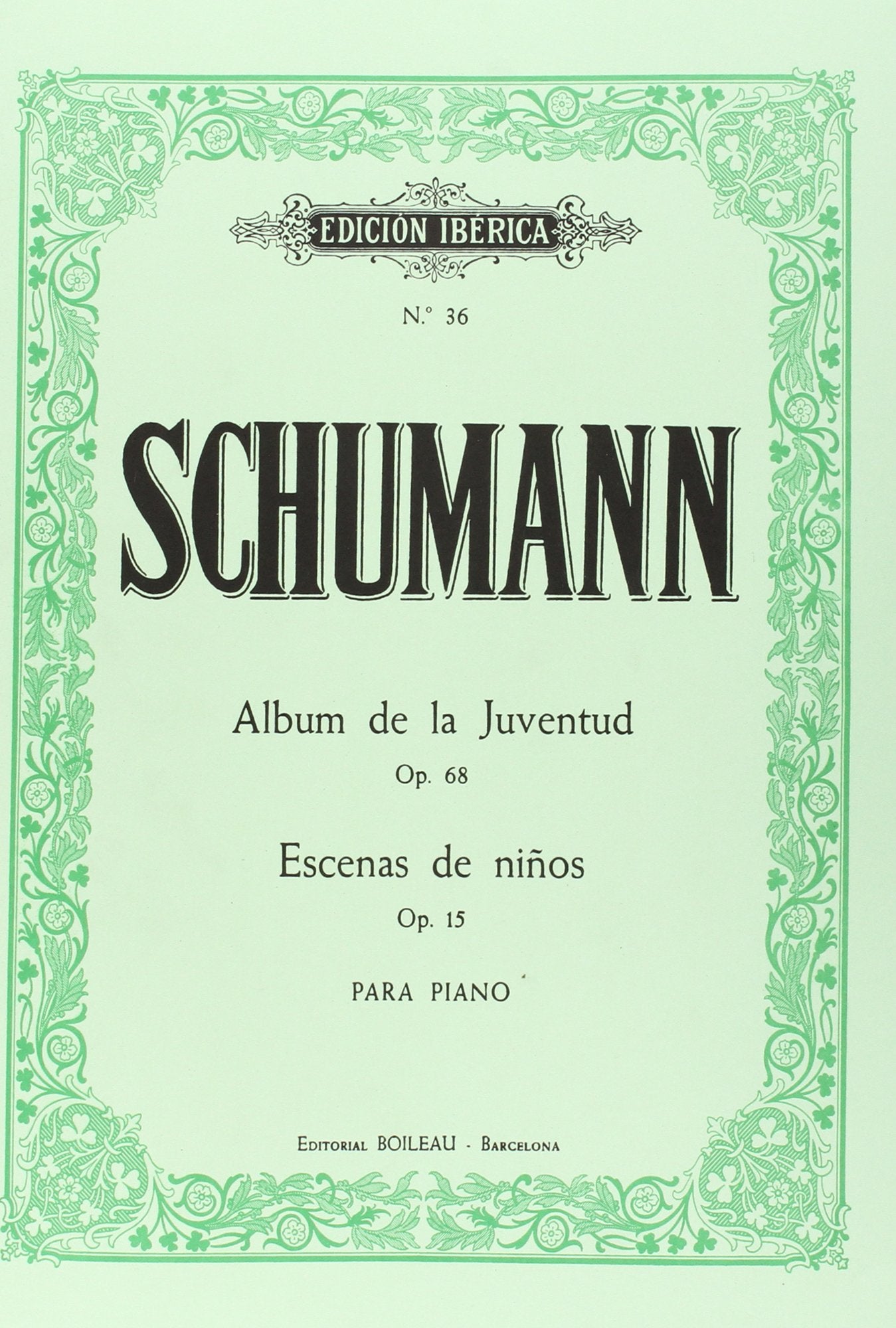 Album de la Juventud Op.68 / Escenas de niños Op.15 Sheet Music