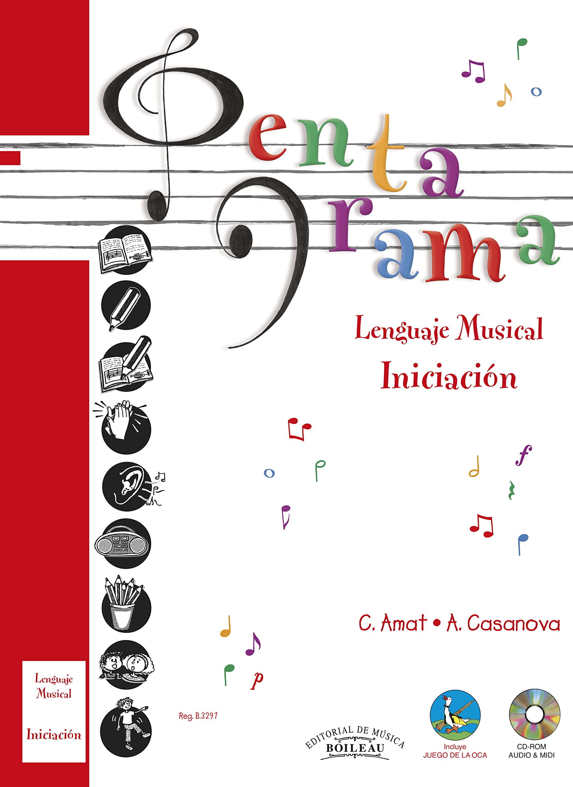 Pentagrama Iniciación Lenguaje Musical (Pentagrama Lenguaje Musical) Learning & Reference