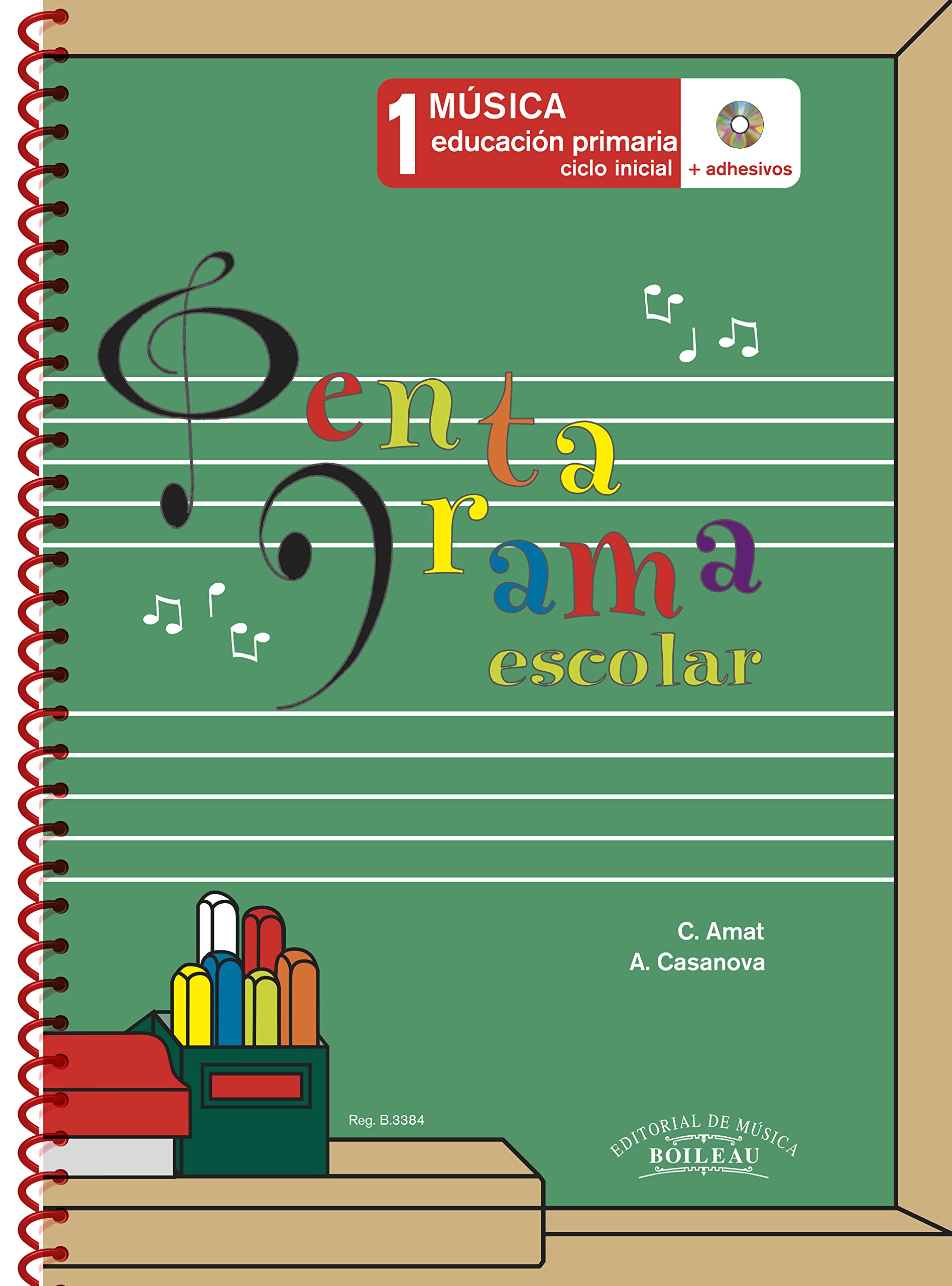 Pentagrama Escolar Música 1: Educación Primaria. Ciclo Inicial book