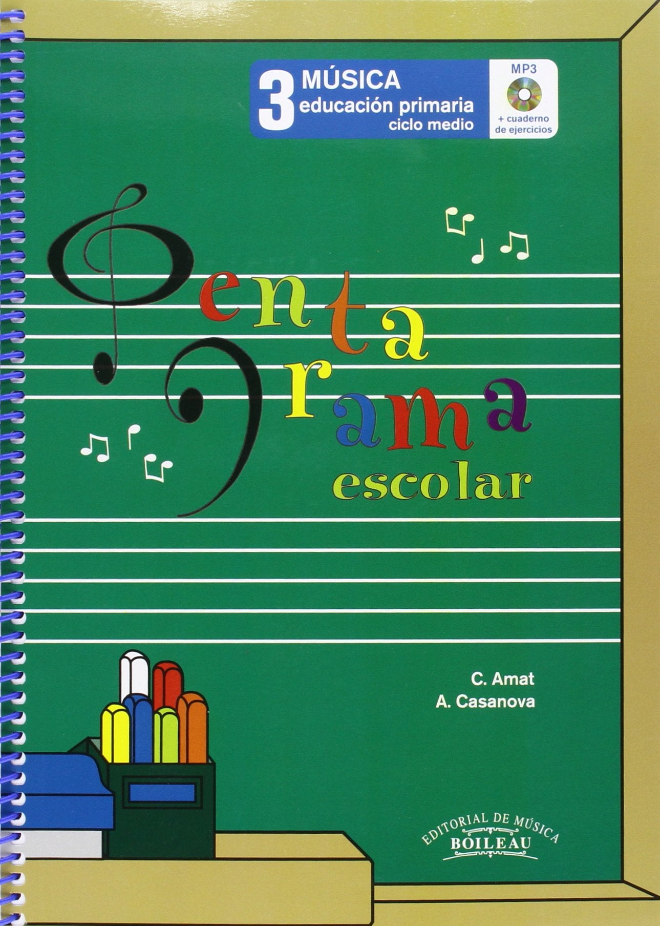 Pentagrama Escolar Música 3: Educación Primaria. Ciclo Medio book