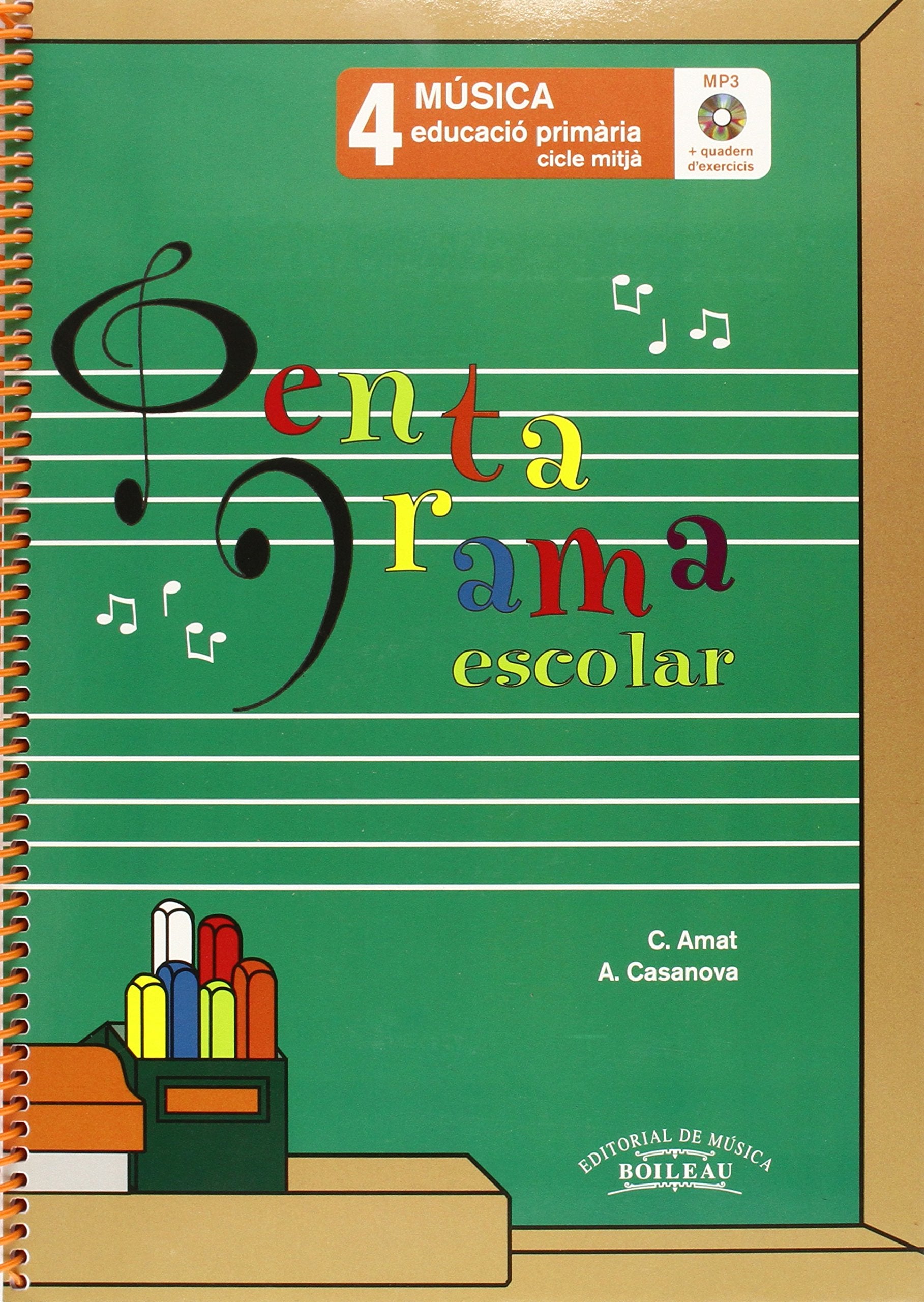 Pentagrama Escolar Música 4 CAT Learning & Reference