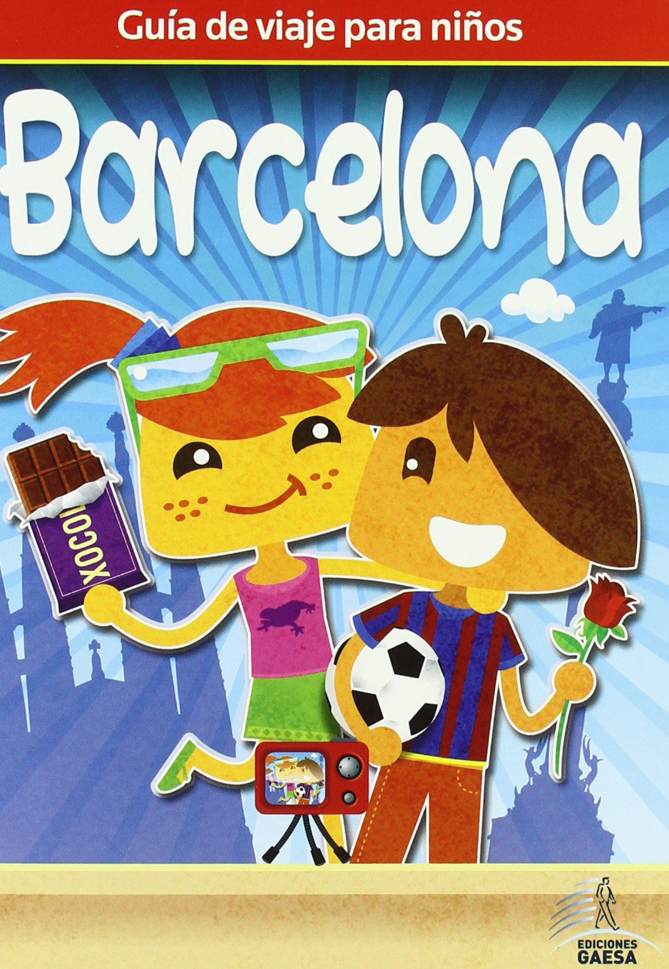 Guia de viaje para niños Barcelona book