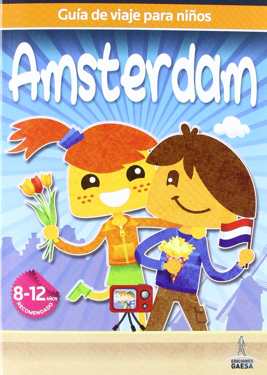 Guia de viaje para niños Ámsterdam book