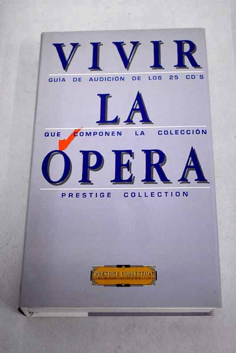 Product Image: Vivir la ópera