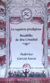 La zapatera prodigiosa : rentabilidad de don Cristobal book