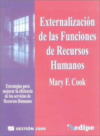 Externalizacion De Las Funciones De Recursos Humanos book
