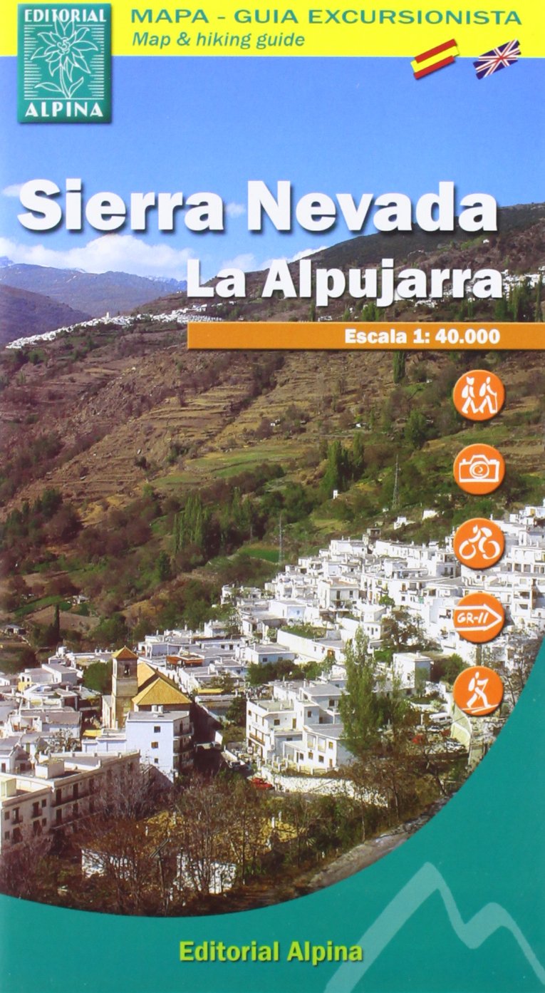 Sierra Nevada, La Alpujarra Map and Hiking Guide Geology & Geography