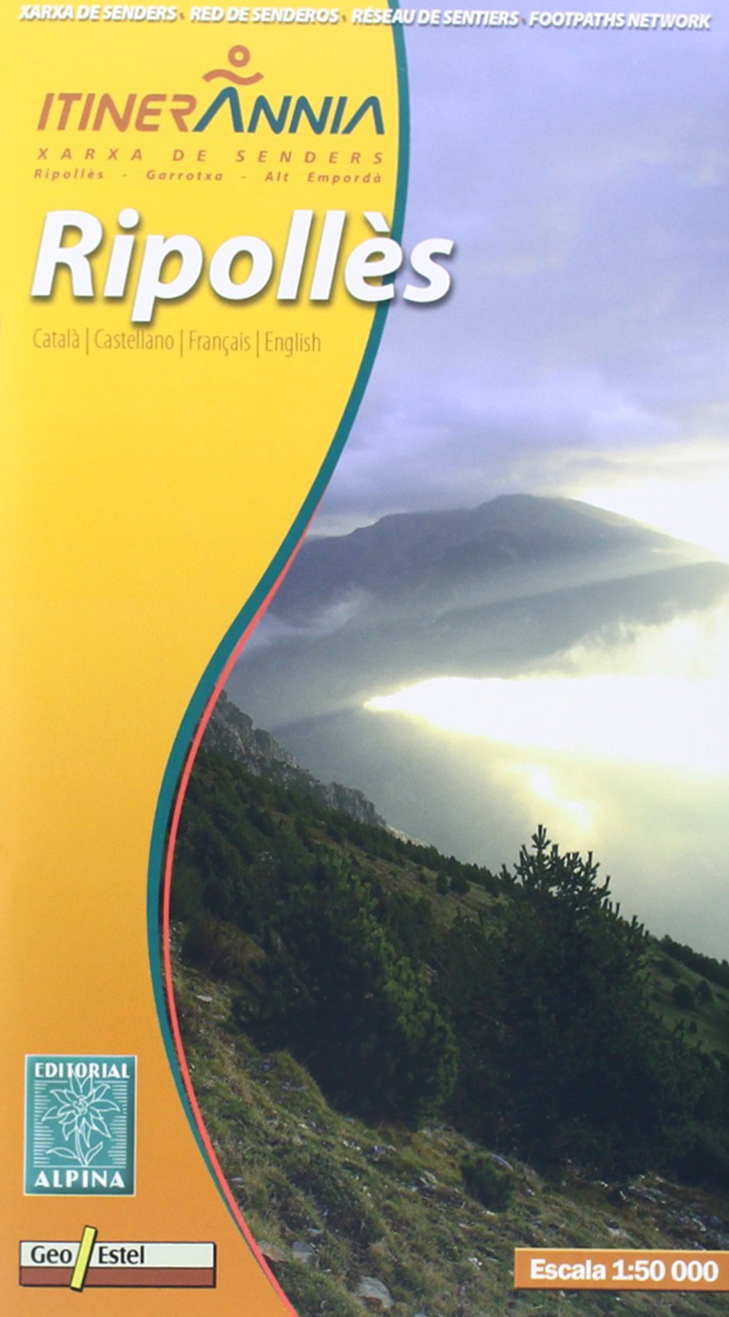 Itenerannia Ripollès Wanderkarte 1 : 50 000 Leisure, Home & Garden