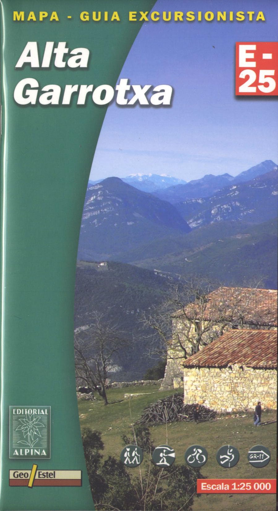 E-25 ALTA GARROTXA - 1/25.000 Geology & Geography