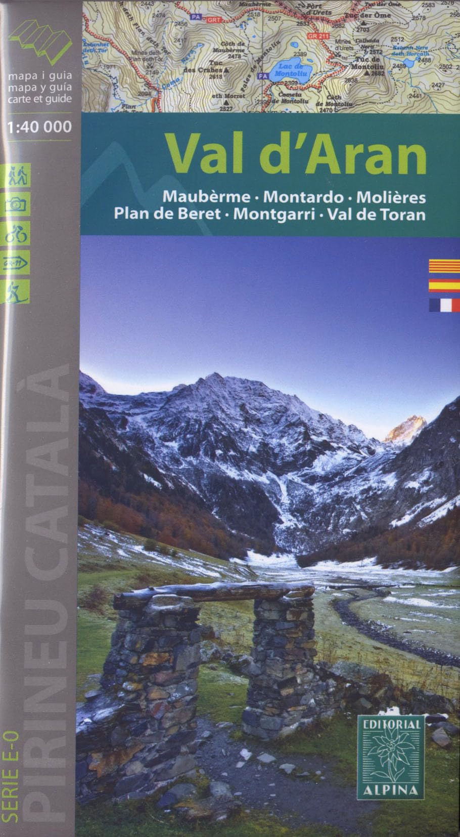 Val d'Aran Wanderkarte 1 : 40 000 Geology & Geography