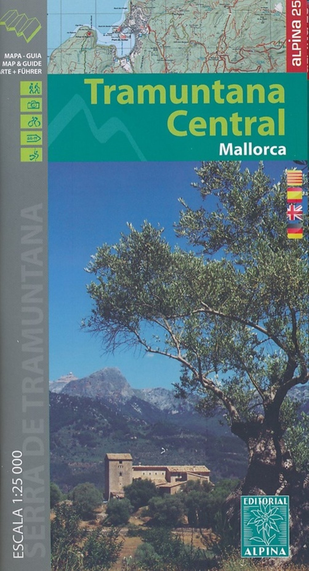 Mallorca :Tramuntana Central GR11 map&hiking guide Geology & Geography