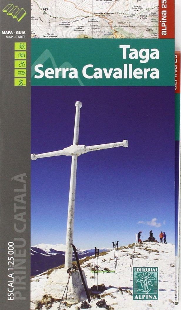 Taga - Serra Cavallera - Sant Amand E-25. Wanderkarte 1 : 25 000 Geology & Geography