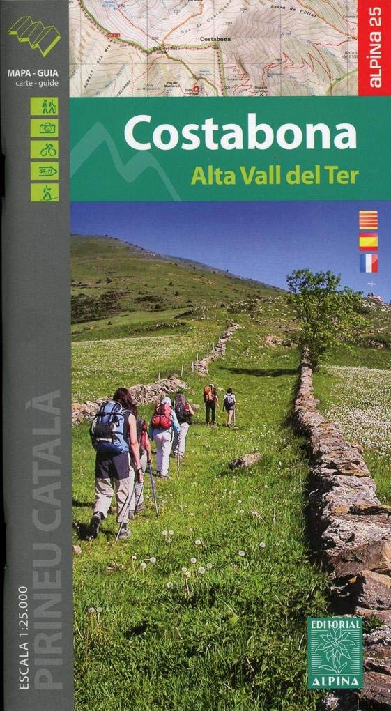 Costabona - Alta Vall del Ter 1 : 25 000 book
