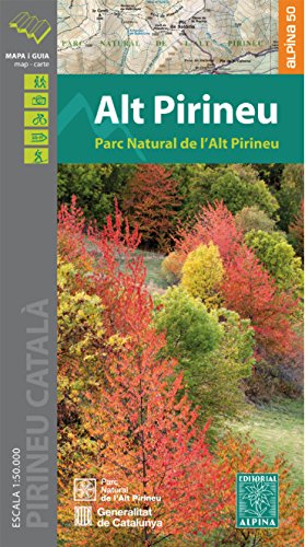 Parque National L'Alt Pirineu 1 : 50 000 Wanderkarte Leisure, Home & Garden