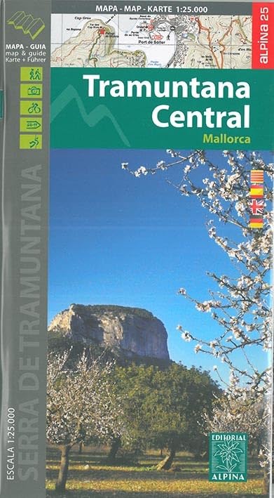 Mallorca:Tramuntana Central GR11 map &hiking guide Leisure, Home & Garden