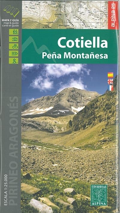 COTIELLA/PENA MONTANESA 1/25.000 book