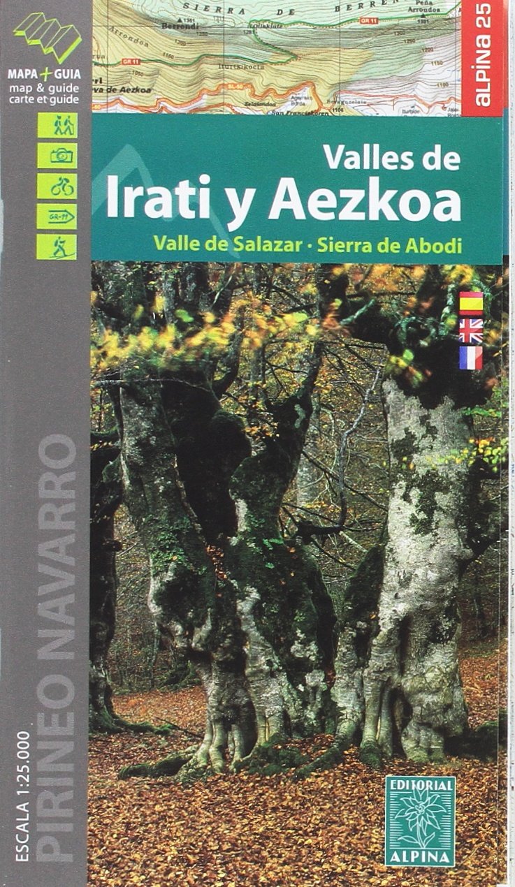 VALLES DE IRATI Y AEZKOA 1/25.000 book