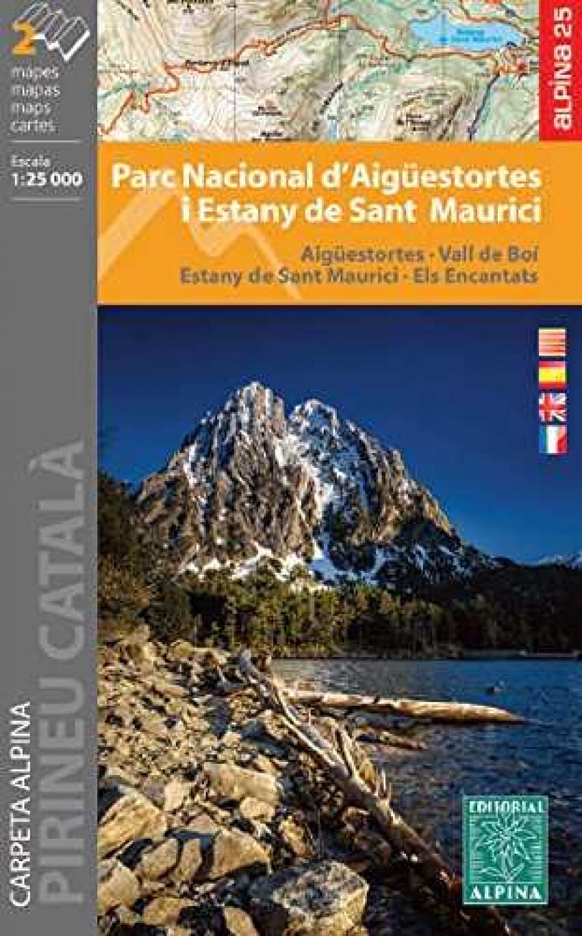 Parc Nacional d'Aigüestortes i Estany de Sant Maurici 1 : 25 000 Leisure, Home & Garden