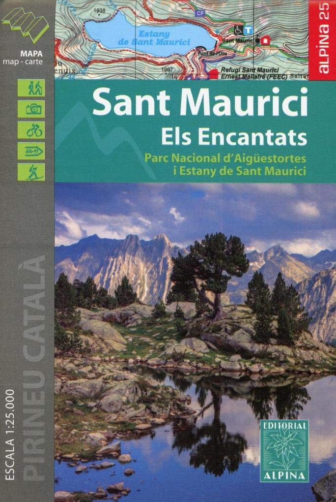 Sant Maurici Wanderkarte 1 : 25 000 book