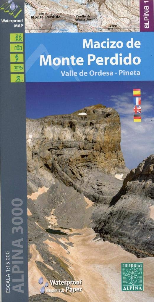 Wanderkarte Macizo Mount Perdido 1:15 000 Leisure, Home & Garden