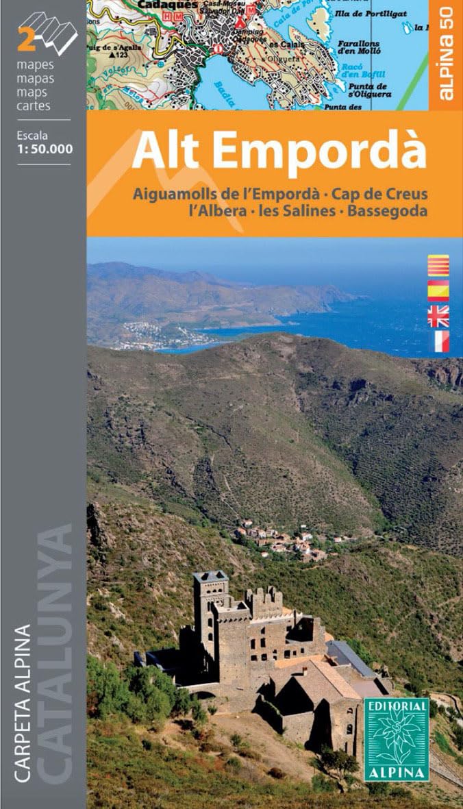 Wanderkarte Alt Emporda: Aiguamolls de l'Empordà - Cap de Creus - l'Abera - les Salines - Bassegoda Leisure, Home & Garden