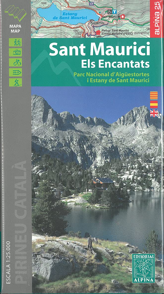 Sant Maurici / Els Encantats map&hiking guide book