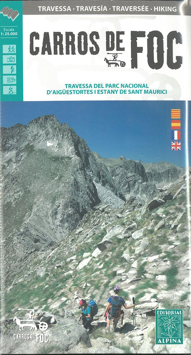 Carros de Foc Travesses Wanderkarte 1 : 25 000 Leisure, Home & Garden
