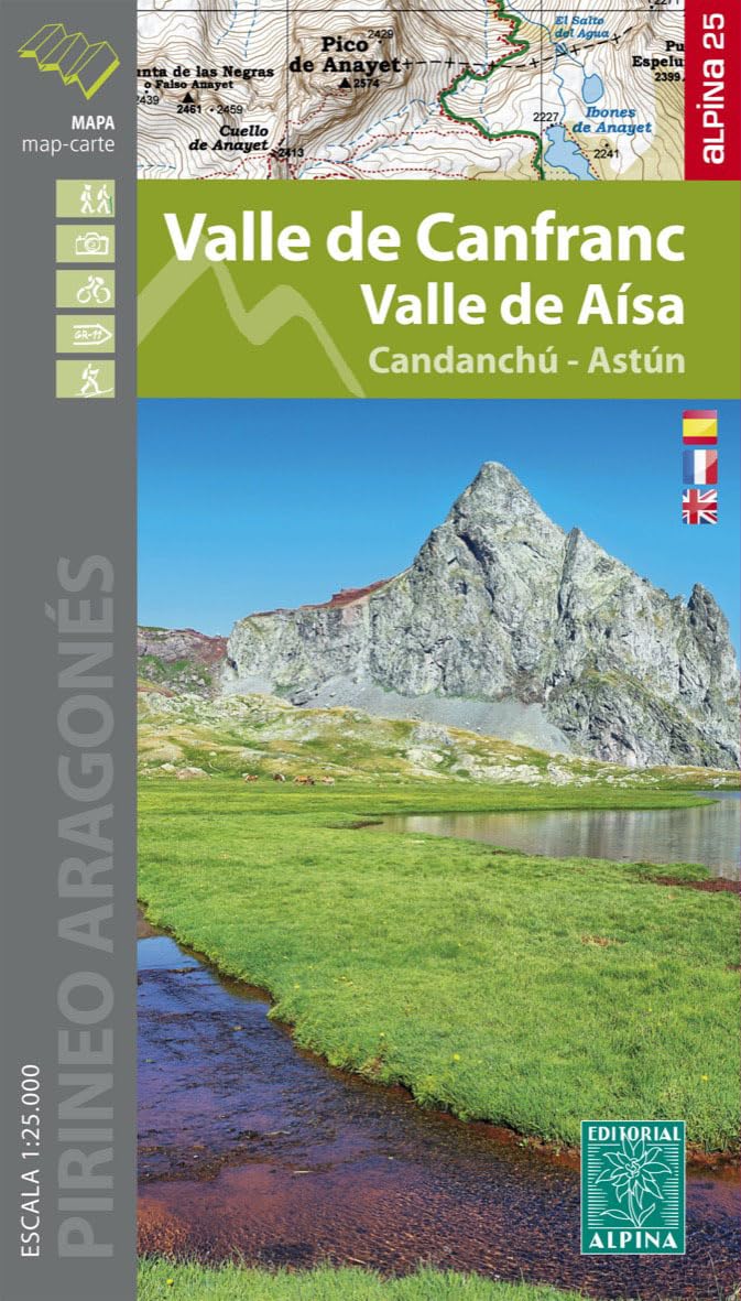 VALLE DE CANFRANC - VALLE DE A?SA (MAPA 1:25.000 + CARPETA DESPLEGABLE) Leisure, Home & Garden