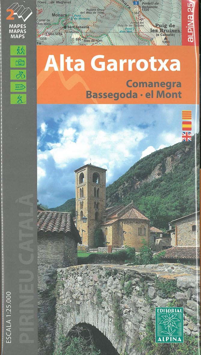 Alta Garrotxa E25 1:25.000 Wanderkarte Leisure, Home & Garden