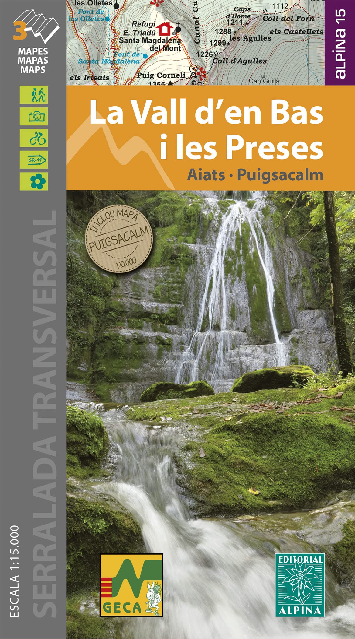 Vall d'en Bas i les Preses - Aiats - Puigsacalm 2 maps book