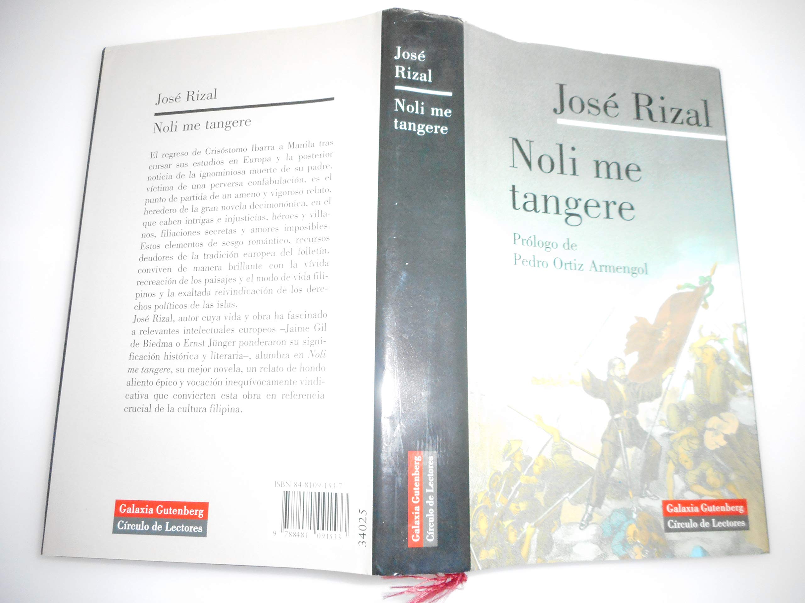 Noli ME Tangere: Prologo De Pedro Ortiz Armengol book