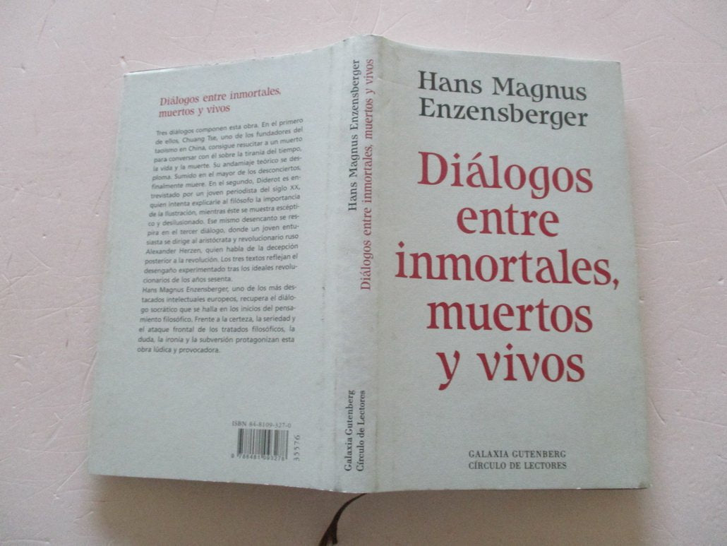 Diálogos entre inmortales, muertos y vivos (Ensayo) Contemporary literature