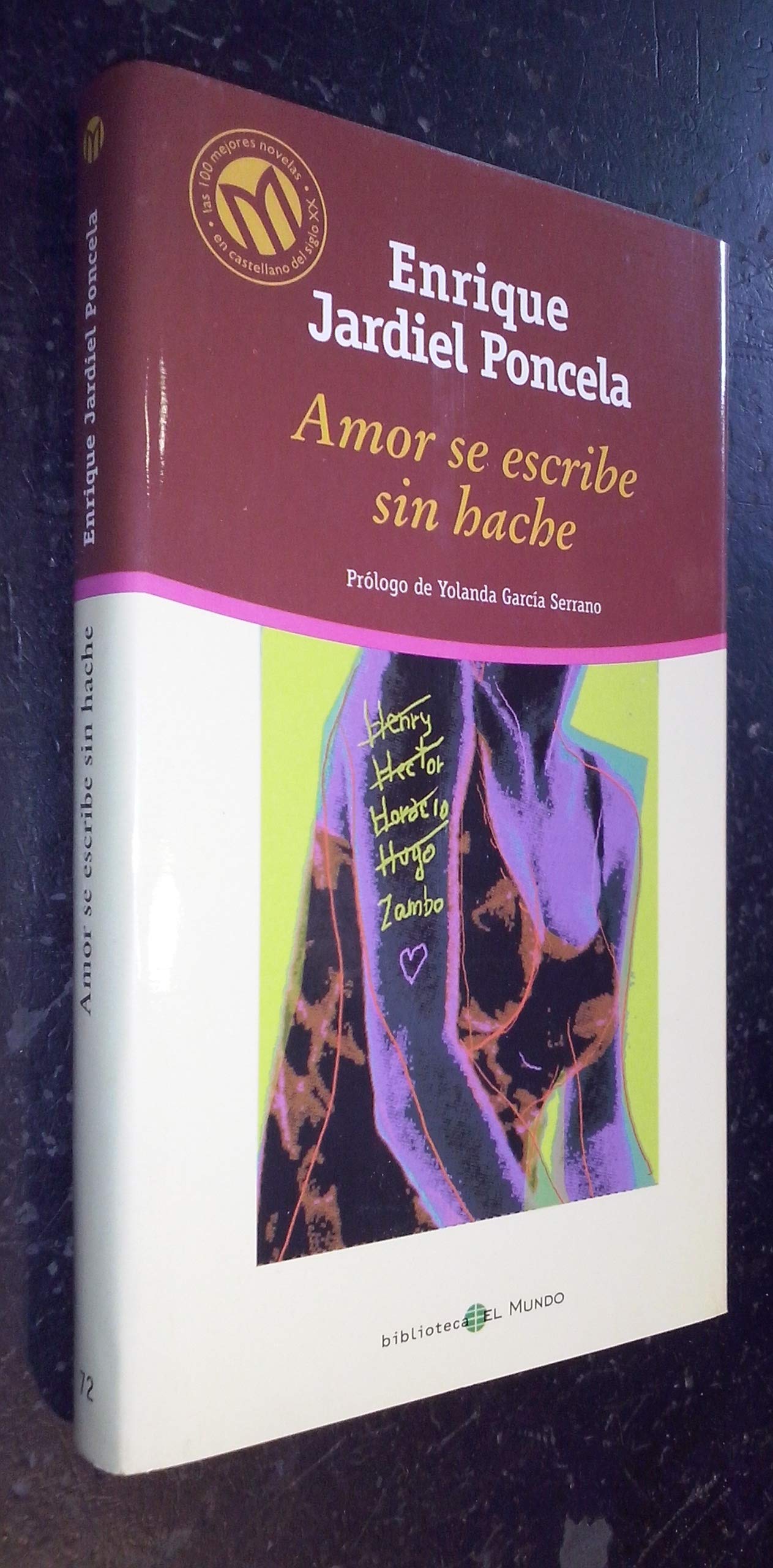 Amor se escribe sin hache book
