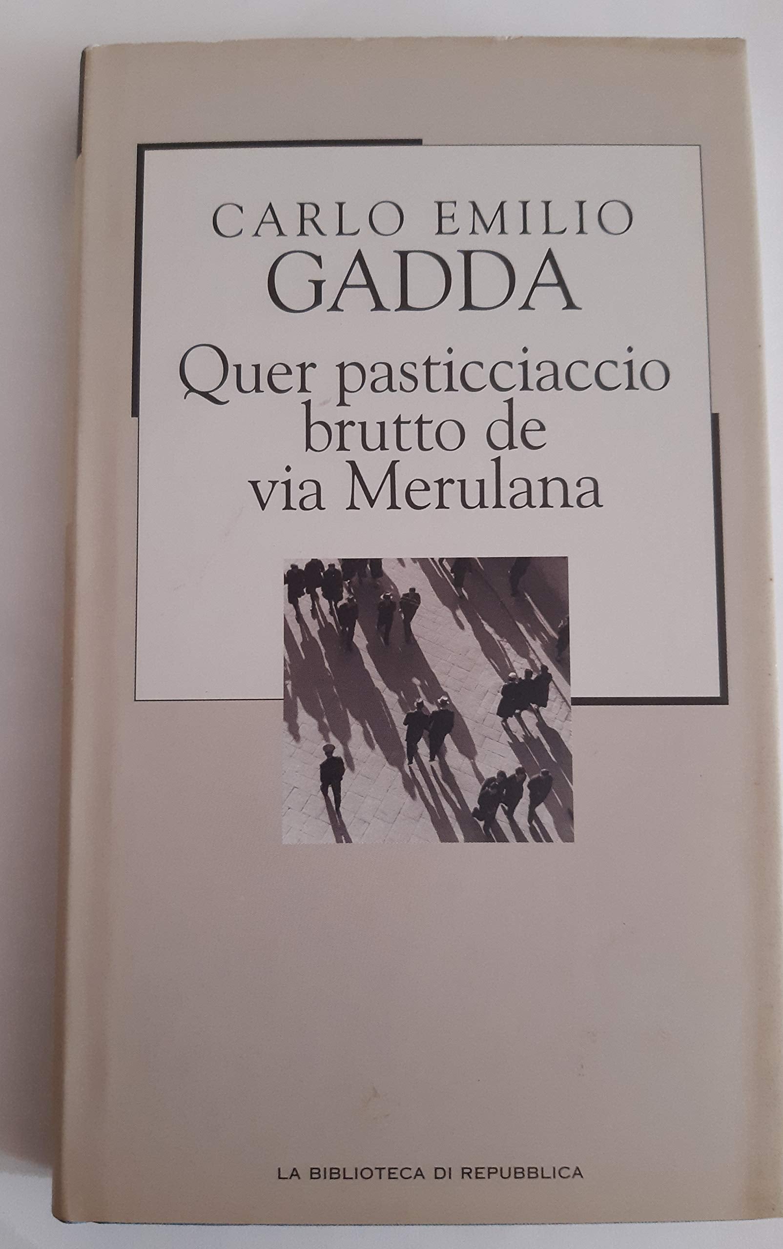 Quer pasticciaccio brutto de via Merulana book