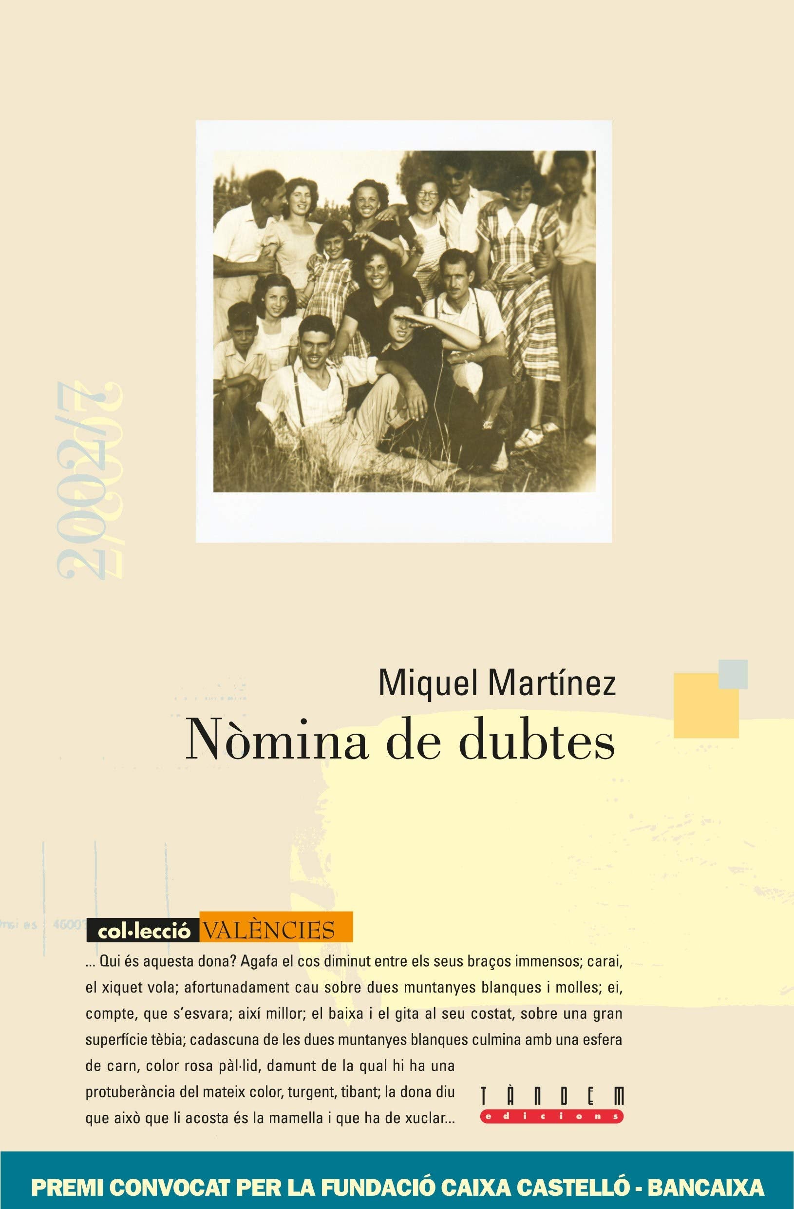 Nòmina de dubtes (Valències, Band 7) Contemporary literature