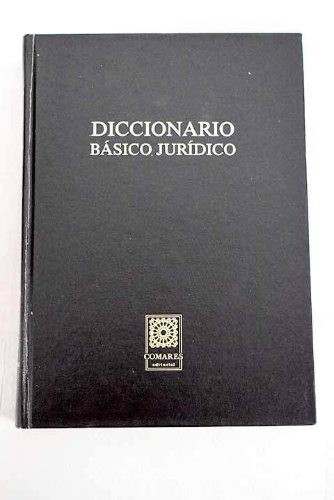 Diccionario basico juridico book