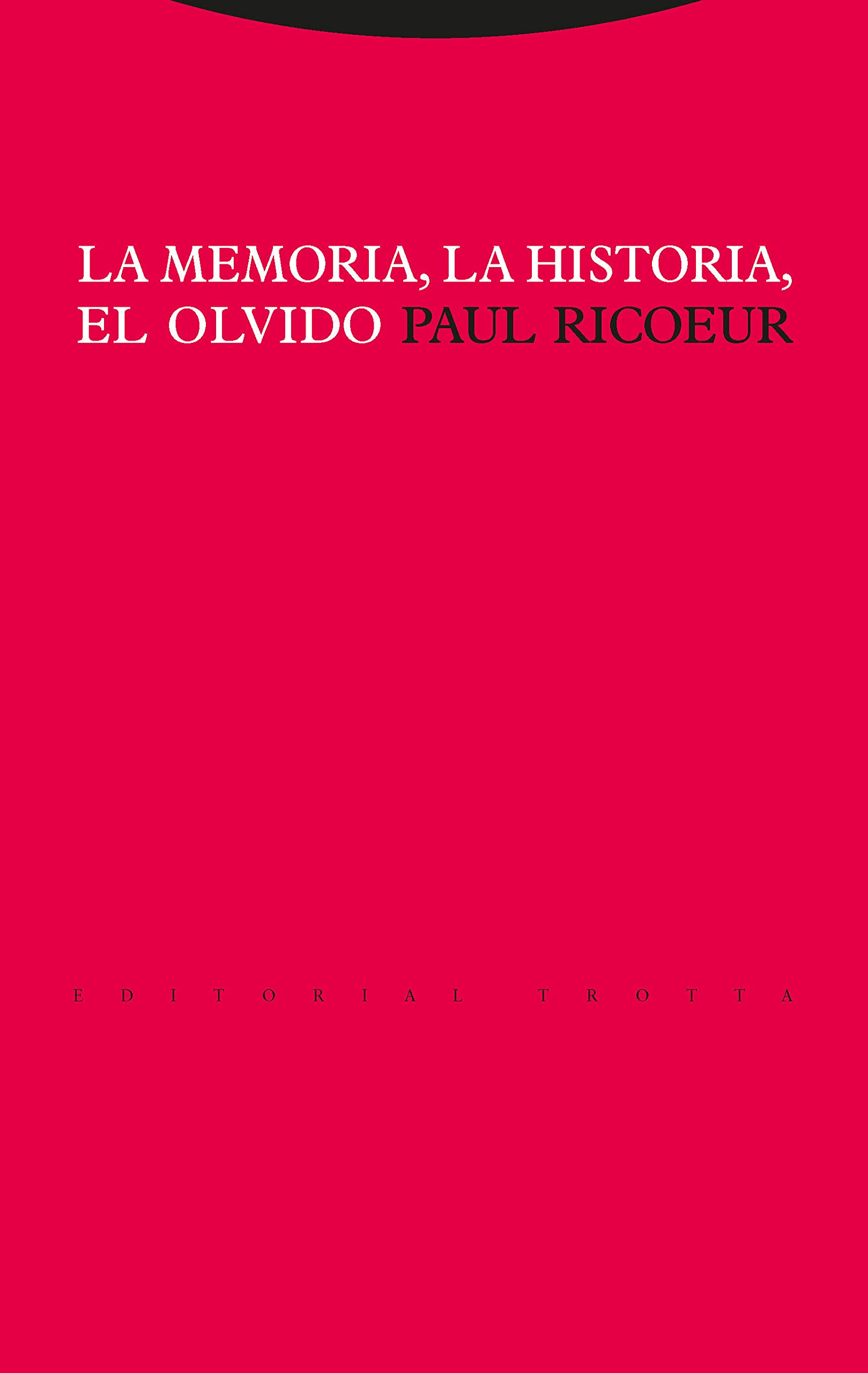 La memoria, la historia, el olvido Philosophy