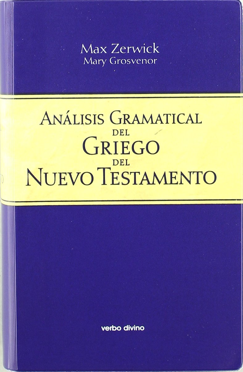 Análisis gramatical del griego del Nuevo Testamento book