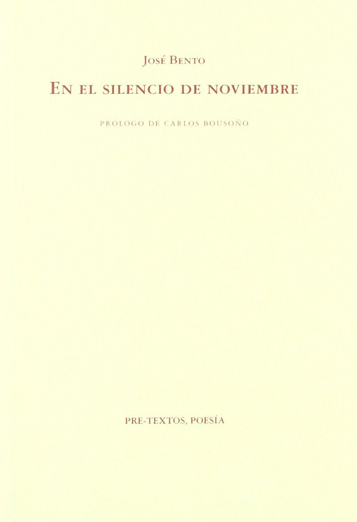 En el silencio de noviembre (Poesía) Poetry