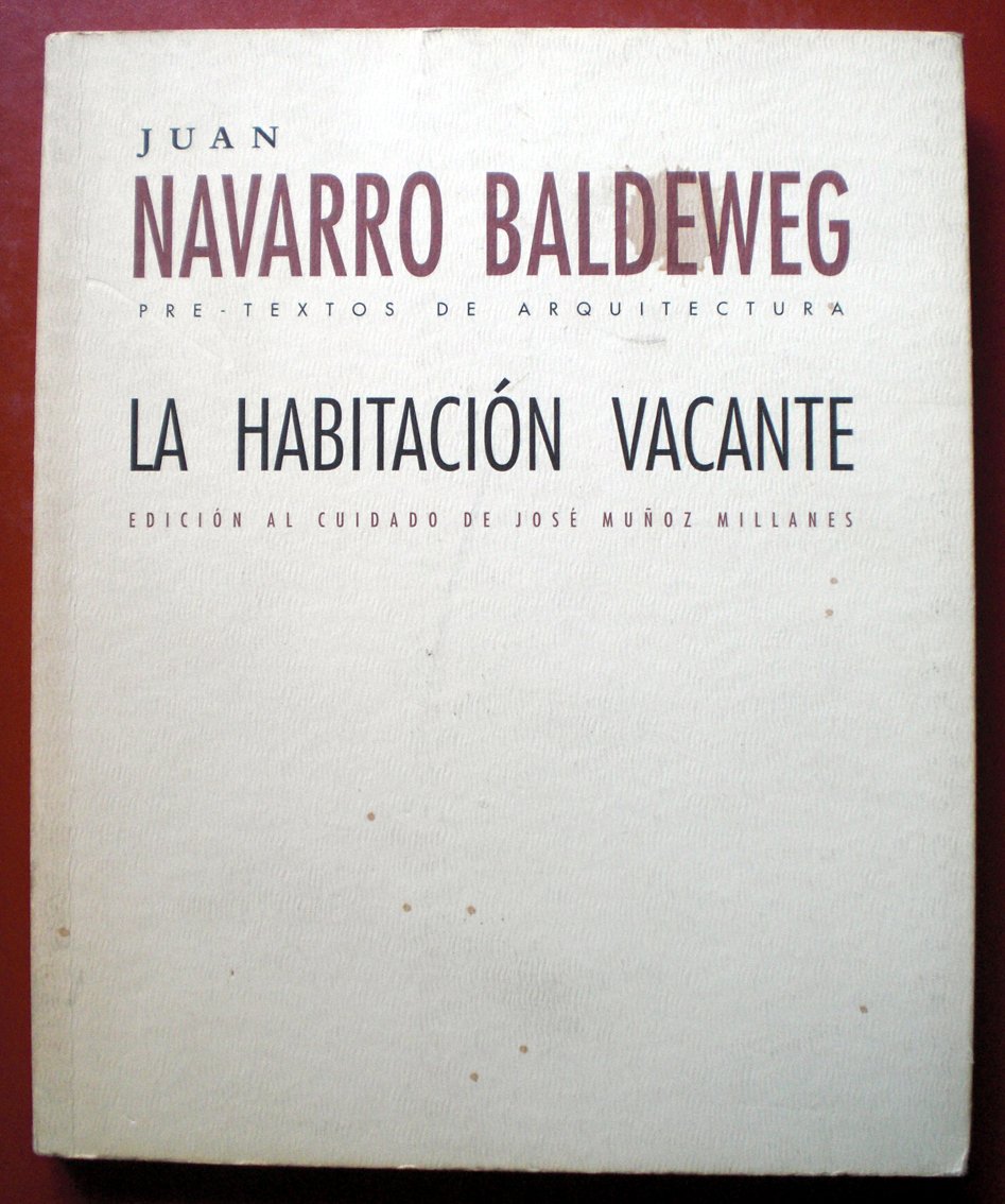 Habitacion vacante, la (Arquitectura (pre-Textos)) Books