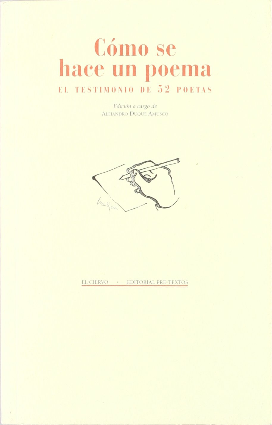 Cómo se hace un poema (Títulos en coedición y fuera de colección) Poetry