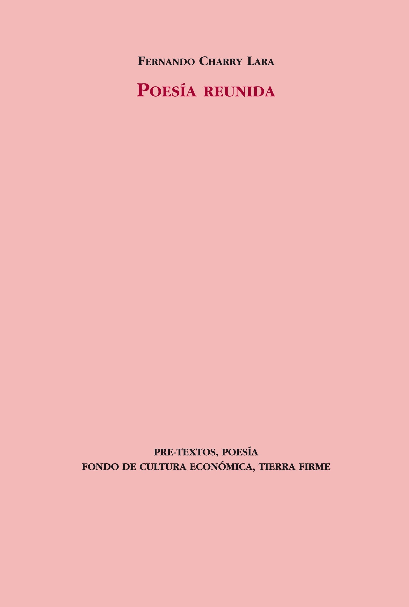 Poesía completa Poetry